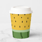 Vruchtenwatermeloen Papieren Bekers (Links)