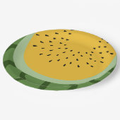 Vruchtenwatermeloen Papieren Bordje (Gekanteld)