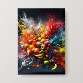 Vruchtexplosie Button (Voorkant)