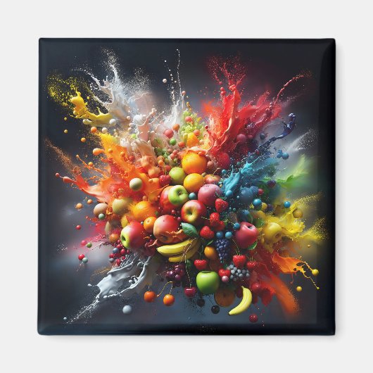 Vruchtexplosie Magneet (Voorkant)