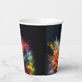 Vruchtexplosie Papieren Bekers (Links)