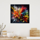 Vruchtexplosie Poster (Keuken)