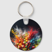 Vruchtexplosie Sleutelhanger (Voorkant)