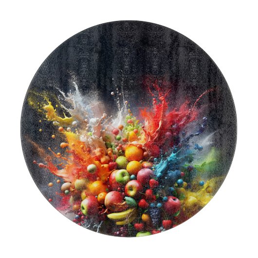 Vruchtexplosie Snijplank (Voorkant)