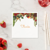 Vruchtgrens op papier servetten (Insitu)