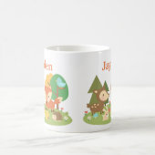 Vruchtkleurig bos, voor kinderen koffiemok (Center)