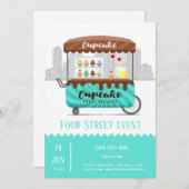 Vruchtkoeken, zoete desserts kaart (Voorkant / Achterkant)