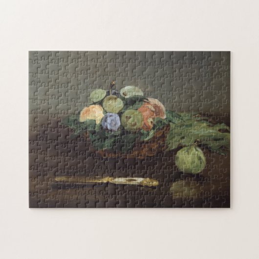 Vruchtkorf van Edouard Manet Legpuzzel (Horizontaal)