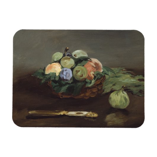Vruchtkorf van Edouard Manet Magneet (Horizontaal)