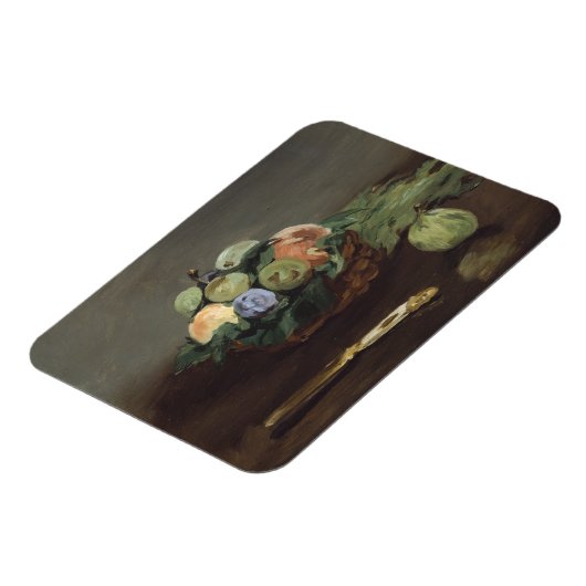 Vruchtkorf van Edouard Manet Magneet (Linkerzijde)