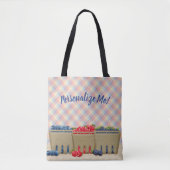Vruchtmandje frambozen, blauwe bosbes, braam tote bag (Voorkant)