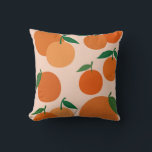 Vruchtmarkt Druk Sinaasappel  fruitkunstdecor af Kussen<br><div class="desc">Afdrukken op de fruitmarkt - Oranje -  fruitkunst.</div>