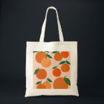 Vruchtmarkt Druk Sinaasappel  fruitkunstdecor af Tote Bag<br><div class="desc">Afdrukken op de fruitmarkt - Oranje -  fruitkunst.</div>