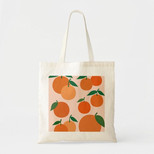 Vruchtmarkt Druk Sinaasappel fruitkunstdecor af Tote Bag (Voorkant)
