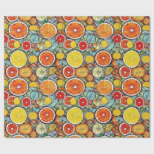 Vruchtpakpapier Cadeaupapier (Vlak)