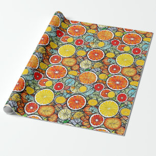 Vruchtpakpapier Cadeaupapier