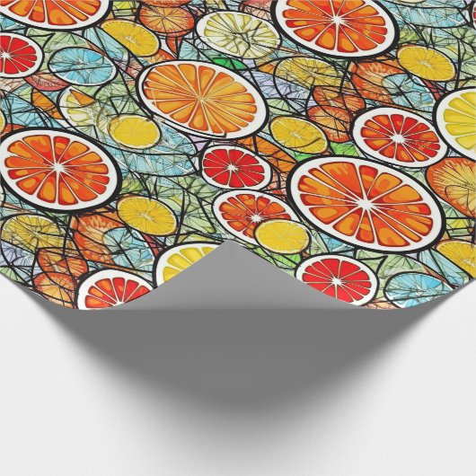 Vruchtpakpapier Cadeaupapier (Hoek)