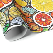 Vruchtpakpapier Cadeaupapier (Rol Hoek)