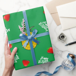 Vruchtpakpapier Cadeaupapier