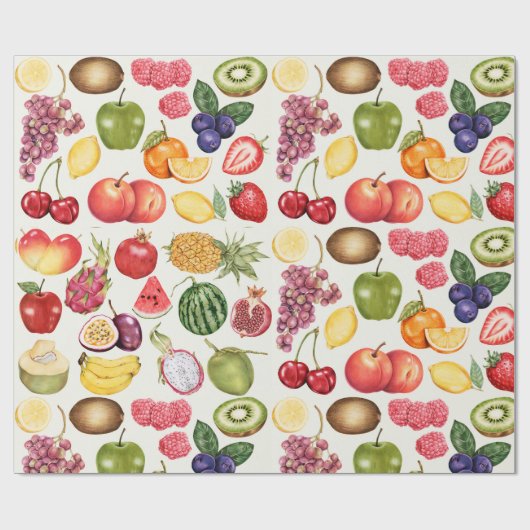 Vruchtpakpapier Cadeaupapier (Vlak)