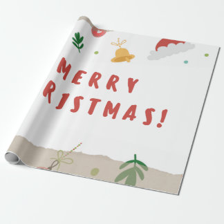 Vruchtpapier voor kerstcadeautjes cadeaupapier