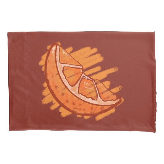 Vruchtpatronen Bloed Oranje geschenken Kussensloop (Voorkant)