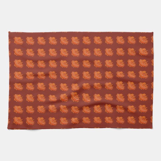 Vruchtpatronen Bloed Oranje geschenken Theedoek (Horizontaal)