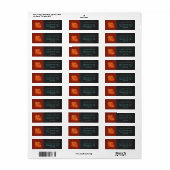 Vruchtpatronen Bloed Sinaasappel Etiket (Full Sheet)
