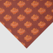 Vruchtpatronen Bloed Sinaasappel Tissuepapier (Detail)