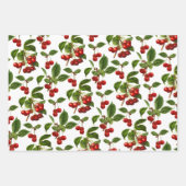 Vruchtpatronen, kersen, bananen en Limoen Inpakpapier Vel (Voorkant)