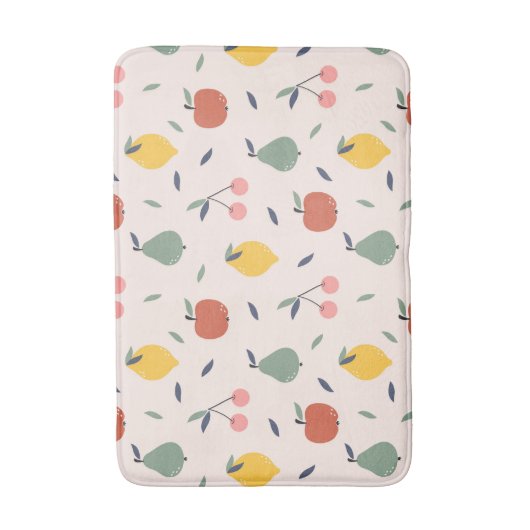 Vruchtpatroon bevestigen badmat (Voorkant Verticaal)