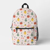 Vruchtpatroon bevestigen bedrukte rugzak (Voorkant)