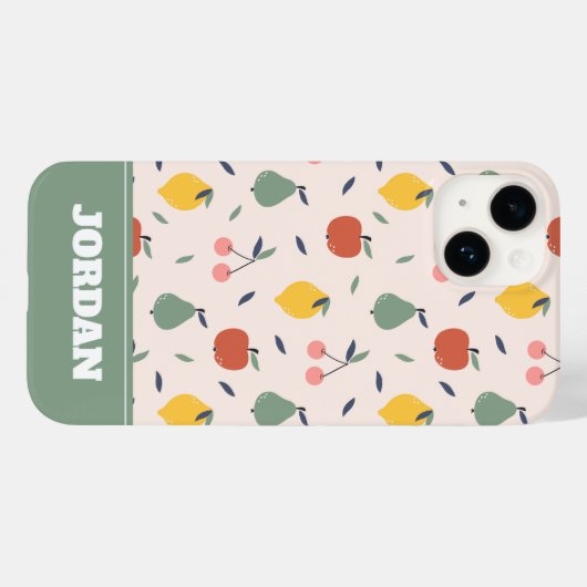 Vruchtpatroon bevestigen Case-Mate iPhone case (Achterkant (horizontaal))