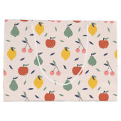 Vruchtpatroon bevestigen groot cadeauzakje (Achterkant)