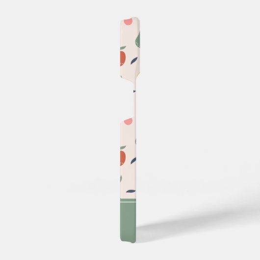 Vruchtpatroon bevestigen iPhone hoesje (Rechterkant)