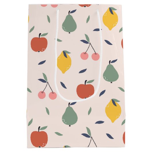 Vruchtpatroon bevestigen medium cadeauzakje (Achterkant)