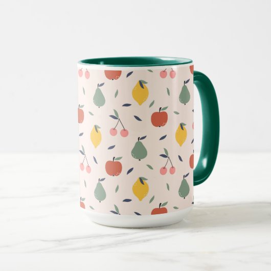 Vruchtpatroon bevestigen mok (Voorkant rechts)