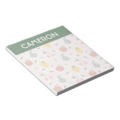 Vruchtpatroon bevestigen notitieblok (Schuin)