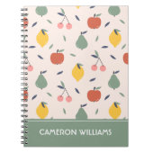 Vruchtpatroon bevestigen notitieboek (Voorkant)