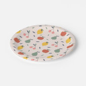 Vruchtpatroon bevestigen papieren bordje (Gekanteld)