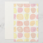 Vruchtpatroon Briefpapier (Voorkant / Achterkant)