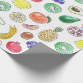 Vruchtpatroon Cadeaupapier (Hoek)