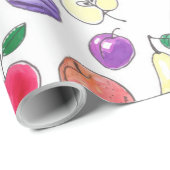 Vruchtpatroon Cadeaupapier (Rol Hoek)