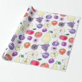 Vruchtpatroon Cadeaupapier (Uitgerold)