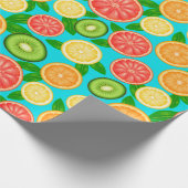 Vruchtpatroon Cadeaupapier (Hoek)