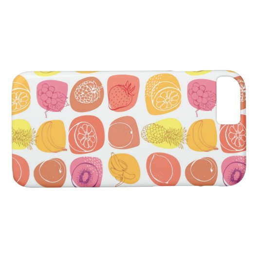 Vruchtpatroon Case-Mate iPhone Case (Achterkant (Horizontaal))