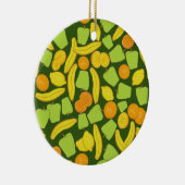 Vruchtpatroon Keramisch Ornament (Rechts)