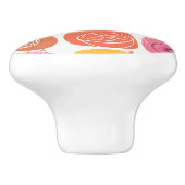 Vruchtpatroon Keramische Knop (Zijkant)