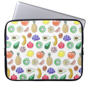 Vruchtpatroon Laptop Sleeve