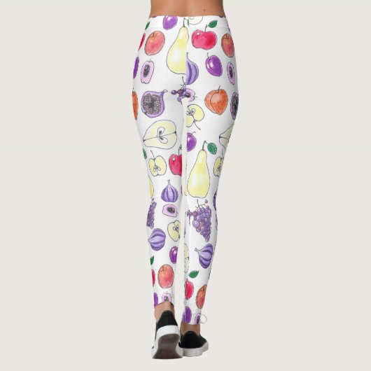 Vruchtpatroon Leggings (Achterkant)